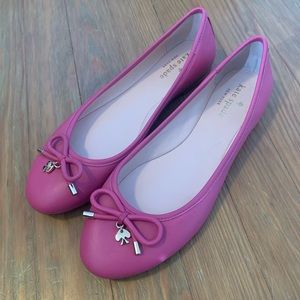 Kate Spade pink ballet flats